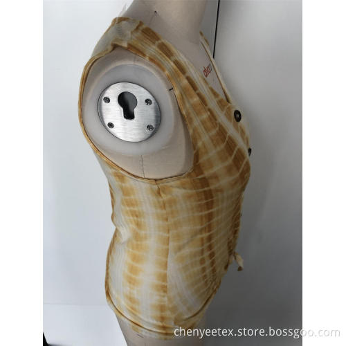 Vest tie-dyed for women